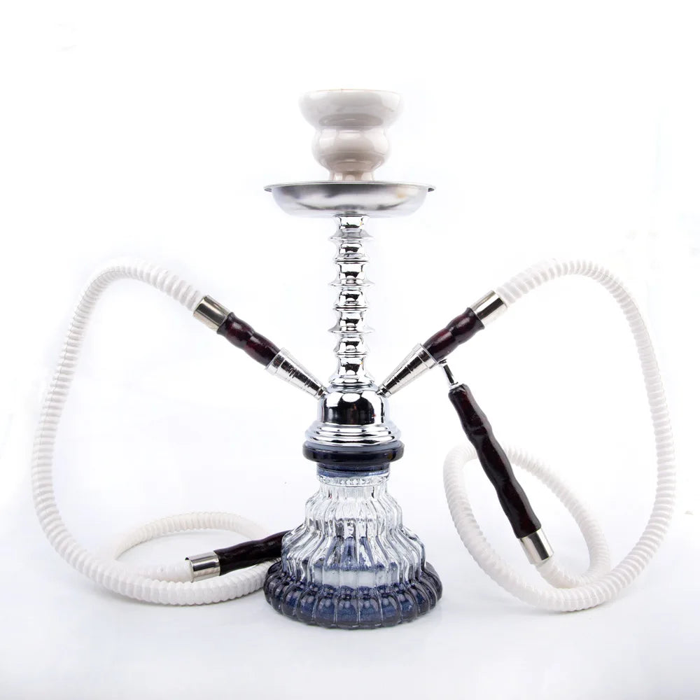 Cachimba Premium Doble Manguera – Diseño Elegante y Fumada Suave