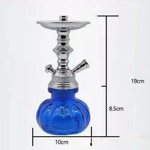 Cachimba Compacta Premium Multicolor – Roja, Negra, Azul, Amarilla y Verde