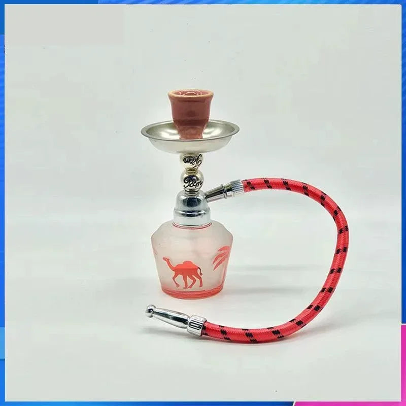 Cachimba Compacta Premium con Diseño Exclusivo – Roja, Negra, Azul y Verde
