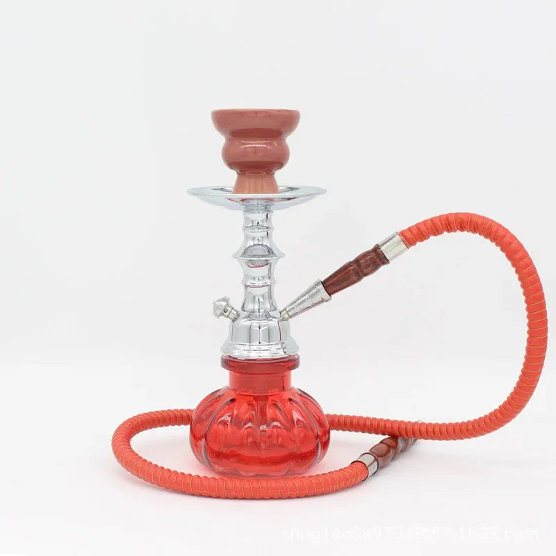 Cachimba Compacta Premium Multicolor – Roja, Negra, Azul, Amarilla y Verde