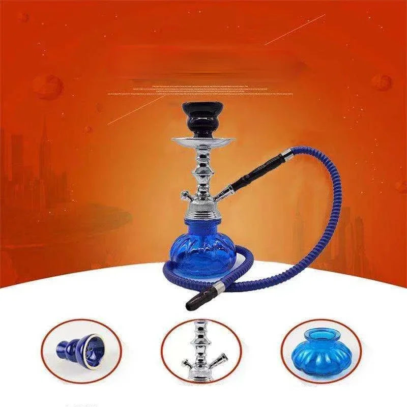 Cachimba Compacta Premium Multicolor – Roja, Negra, Azul, Amarilla y Verde