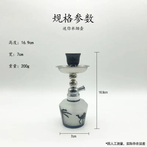 Cachimba Compacta Premium con Diseño Exclusivo – Roja, Negra, Azul y Verde