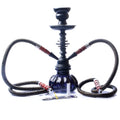 Cachimba Tradicional con Doble Manguera – Variantes en Verde, Negra, Azul y Roja
