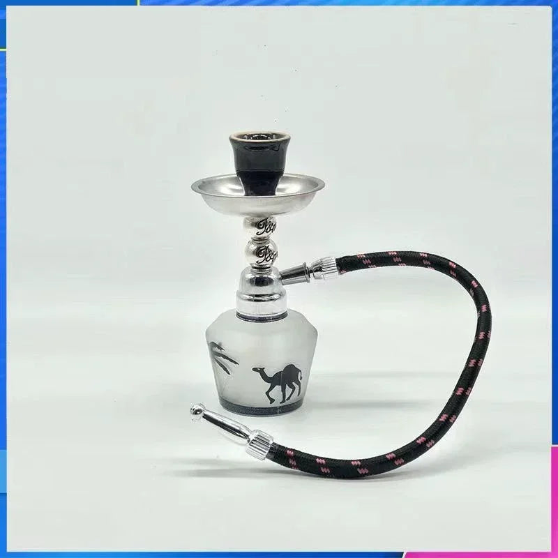 Cachimba Compacta Premium con Diseño Exclusivo – Roja, Negra, Azul y Verde