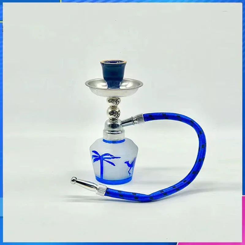 Cachimba Compacta Premium con Diseño Exclusivo – Roja, Negra, Azul y Verde